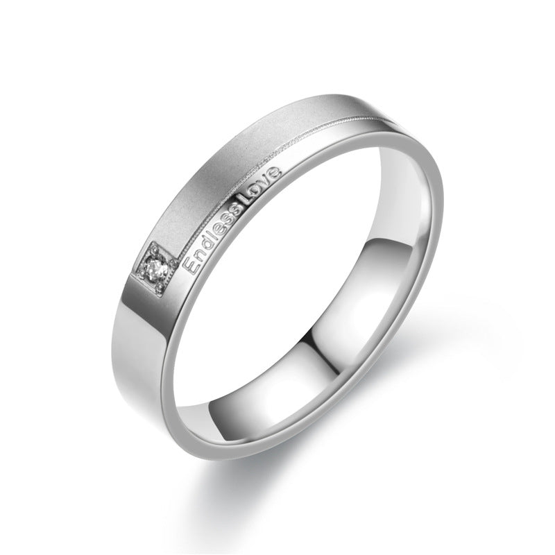 Men's And Women's Fashion Creative Stainless Steel Ring